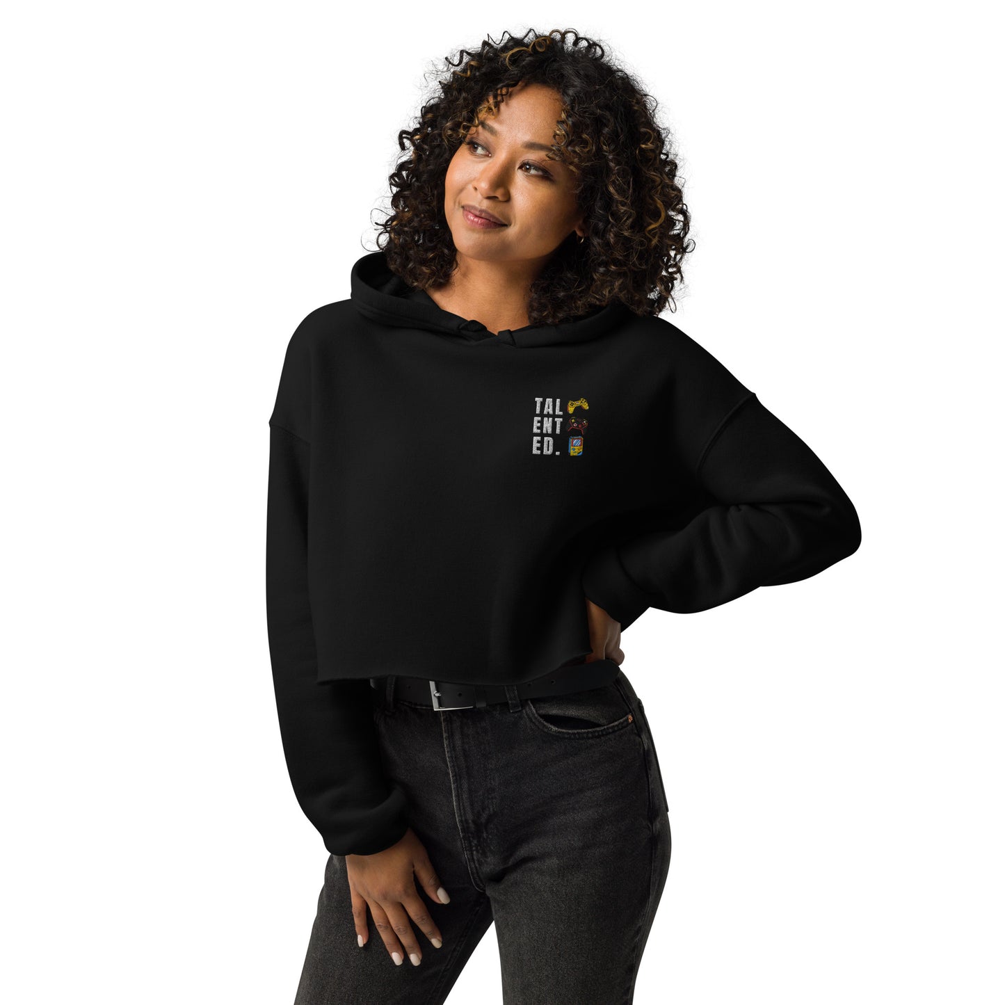 Talented - Crop Hoodie - SCDBrand Company