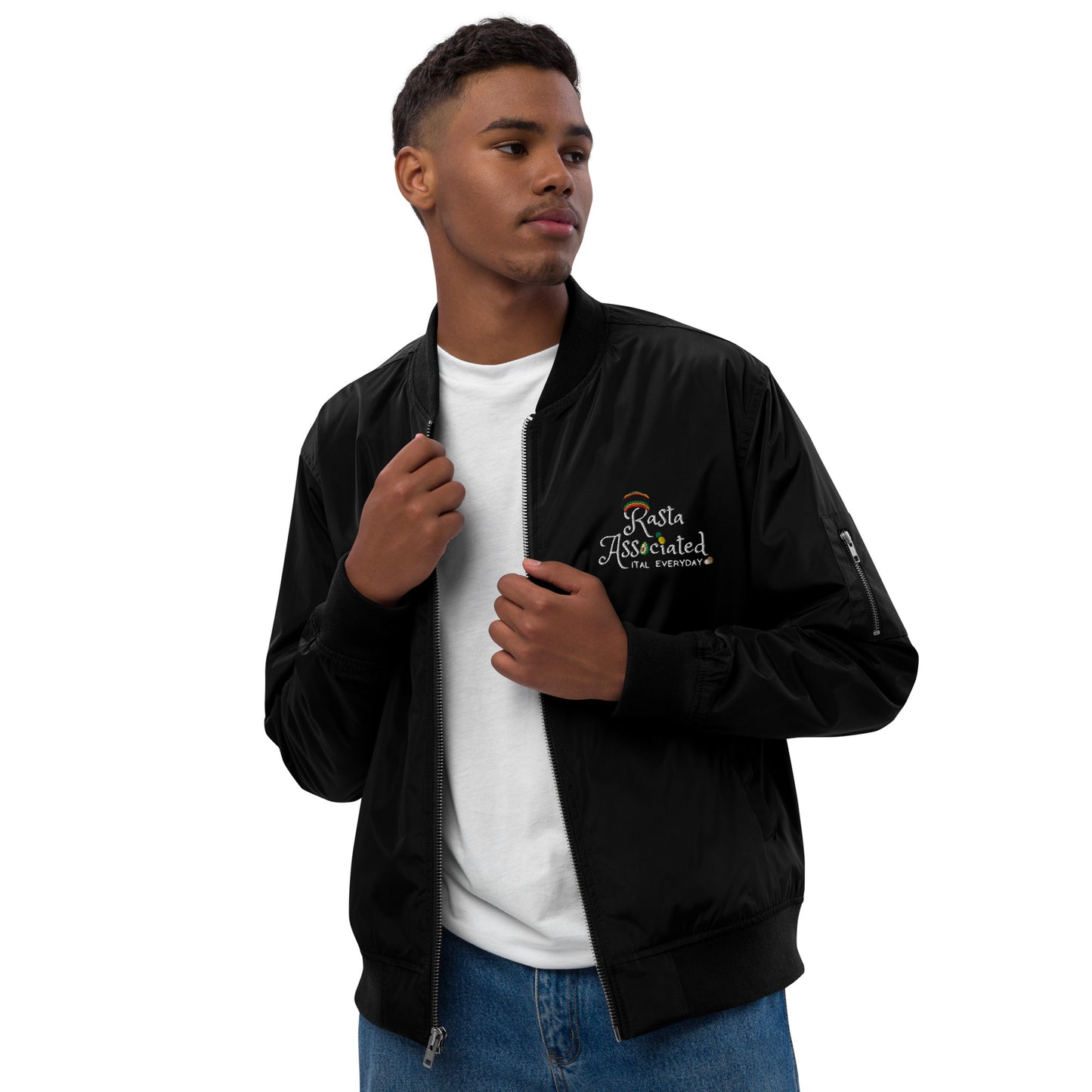 Rasta - Premium recycled bomber jacket