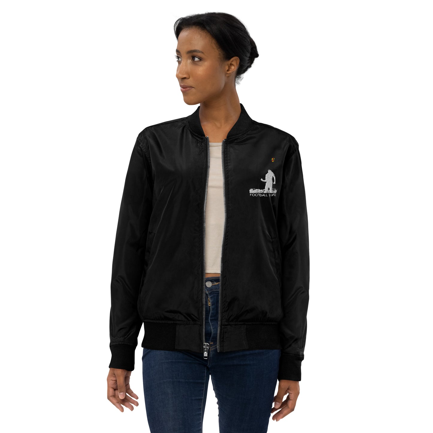 Soccer - Premium recycled bomber jacket - SCDBrand Company
