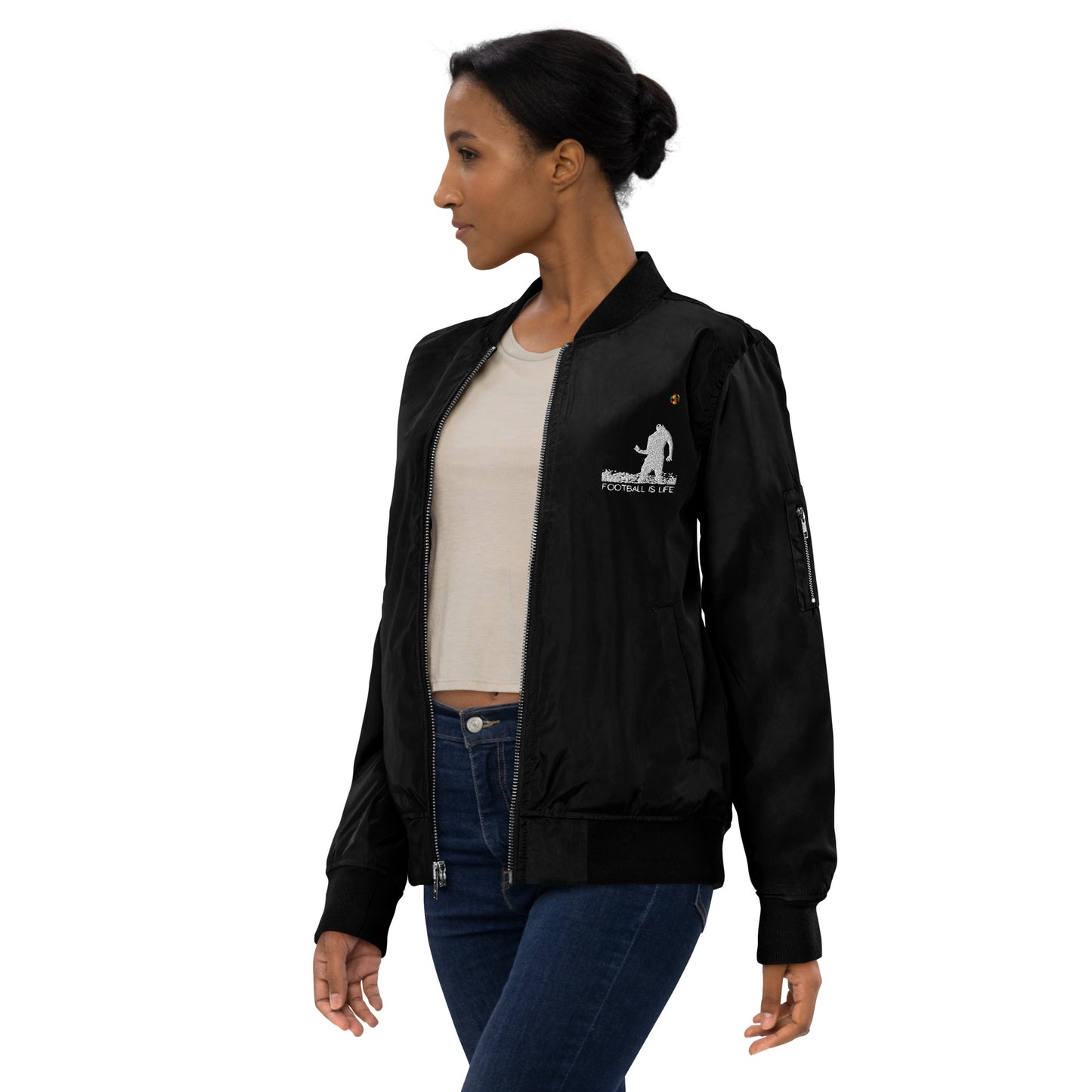 Soccer - Premium recycled bomber jacket - SCDBrand Company