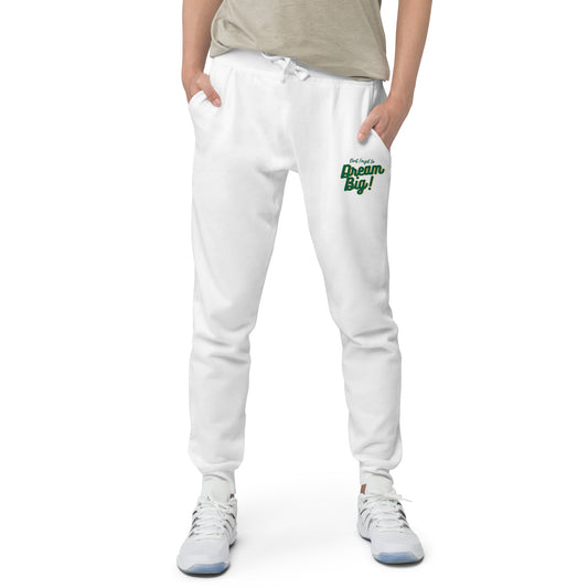 Dream Big - Unisex fleece sweatpants - SCDBrand Company
