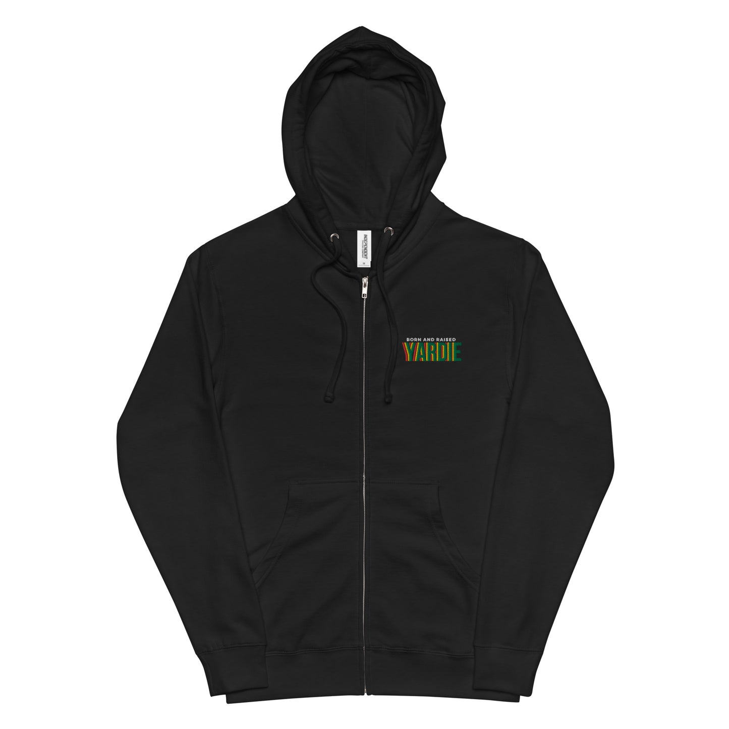 Yardie - Unisex fleece zip up hoodie