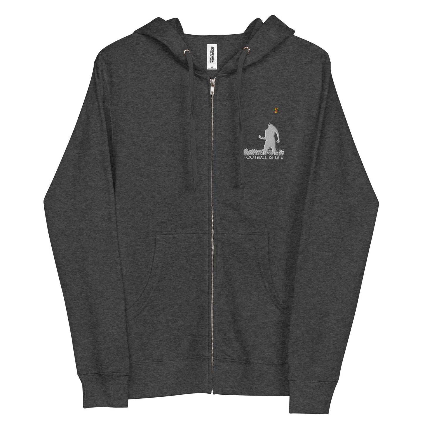 Soccer - Unisex fleece zip up hoodie - SCDBrand Company