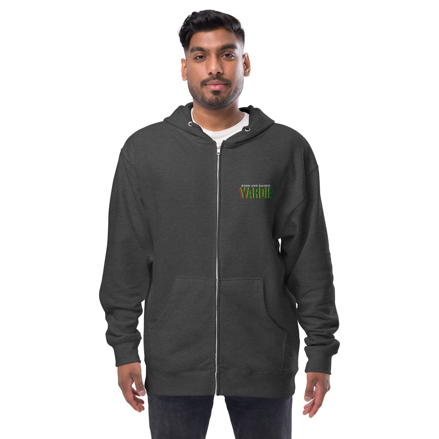 Yardie - Unisex fleece zip up hoodie