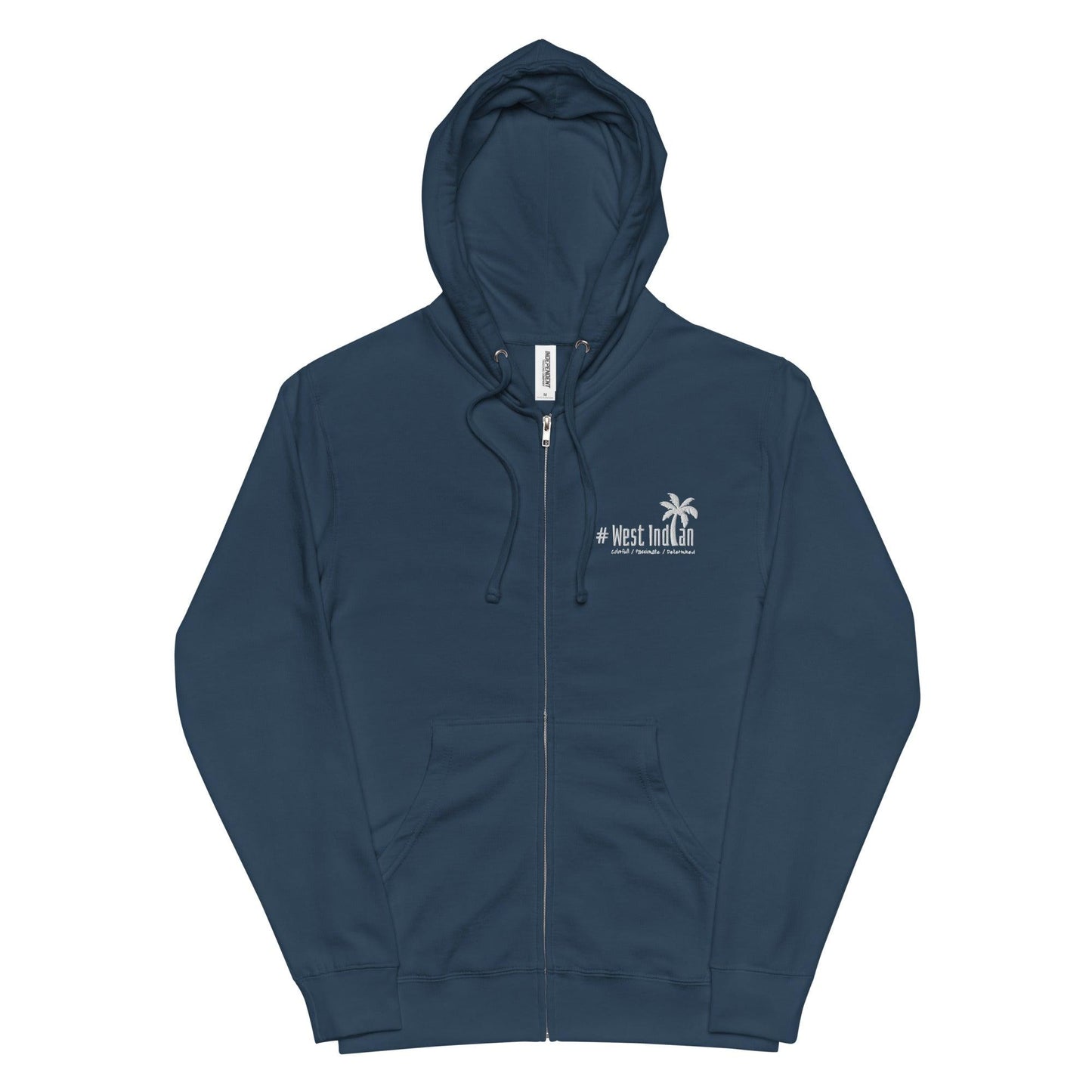 #West Indian - Unisex fleece zip up hoodie - SCDBrand Company
