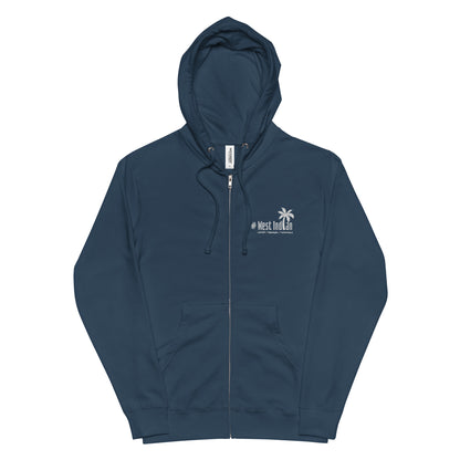 #West Indian - Unisex fleece zip up hoodie