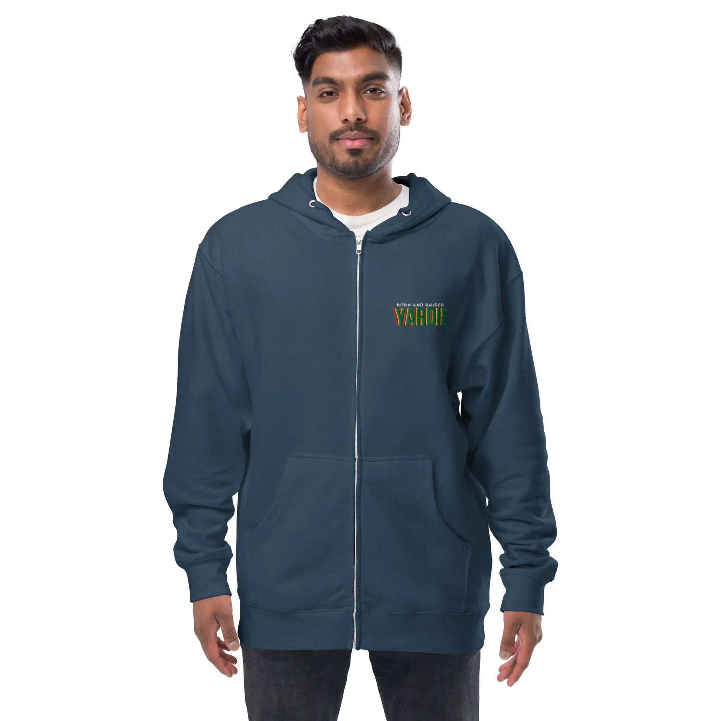 Yardie - Unisex fleece zip up hoodie - SCDBrand Company