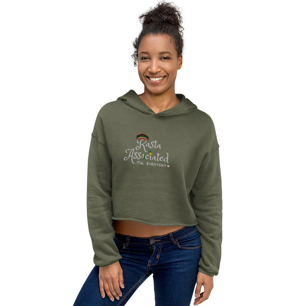 Rasta - Crop Hoodie - SCDBrand Company